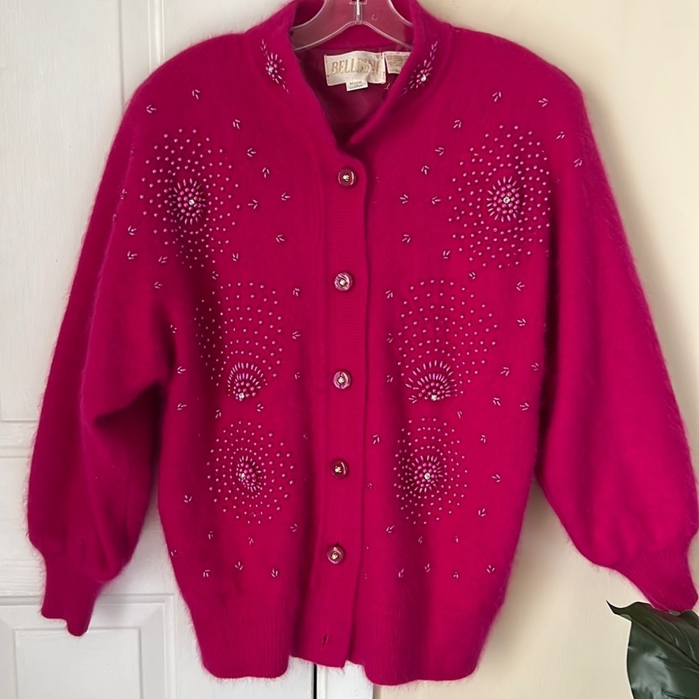 Belldini Vintage‎ Hot Pink
Beaded
Angora Cardig...